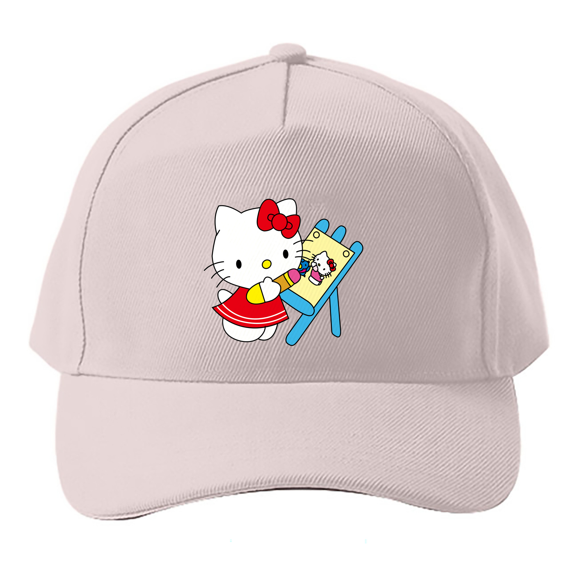 （画像用） Hello Kitty ハローキティ ベースボールキャップ 綿100％ 男女兼用 帽子 スポーツ